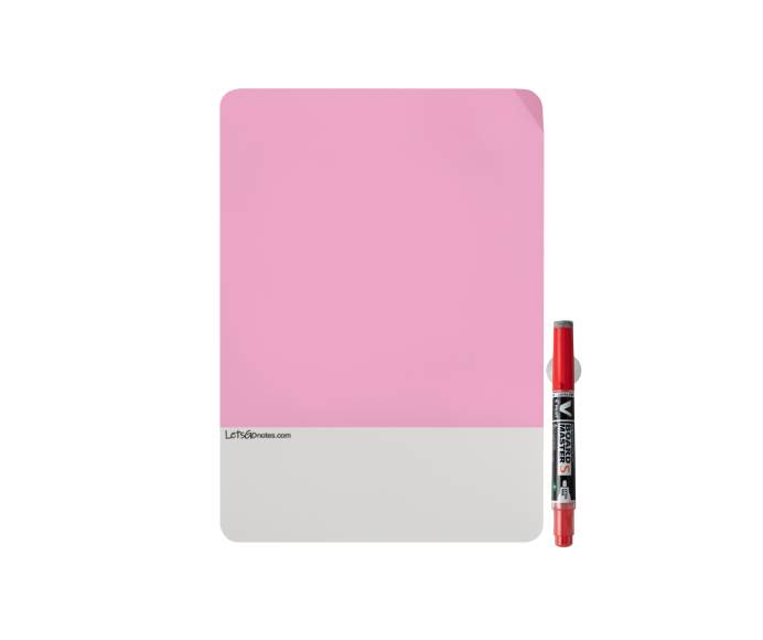 nota adhesiva LetsGo XL A4 rosa