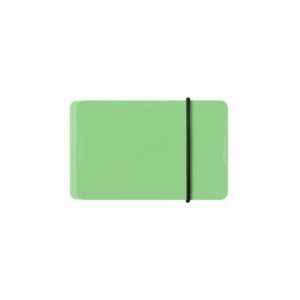 nota adhesiva Mini LetsGo Rectangular de color verde con goma